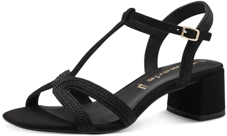 Tamaris Sandalette Damen Vegan Elegant schwarz,EU 39