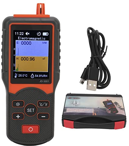 Mavaol JD-3001 Geigerzähler mit Digitalanzeige, multifunktionaler Strahlungsdetektor für nukleare und elektromagnetische Strahlung, für industrielle und medizinische Zwecke