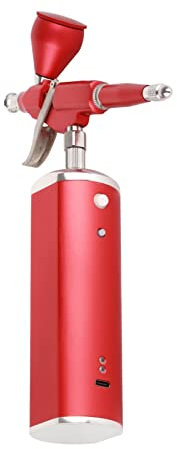 SEAFRONT Handheldentyp Automatic Start Auto Airbrush -Kit, Tragbares Luftpinsel -Set und Stopp Red Spray Set Zum Malen von Einrichtungsgegenständen, Ergonomischem Design Aluminium