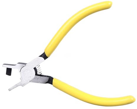 Carbon Steel Square Hole Watch Band Punch Pliers Adjustable Hand Tool for Leather Nylon Rubber Bands