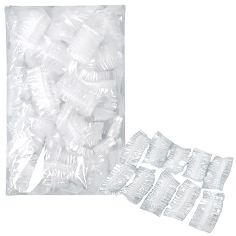 100 unidades de protección de orejas, plásticas transparentes, para adultos, impermeables, desechables, para protectores de baño y ducha
