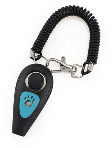 Générique Clicker für Hundetraining – 2 in 1 Cat Clicker Whistle | Tragbarer Clicker für Hunde, Hilfe für Armband, Clicker Clicker Clicker für Hunde