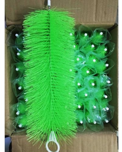 GZHERVICES Lot de 50 Brosses Filtrantes pour Bassin, Écumoire, Filtration pour Bassin Et Fontaines, Brosse De Nettoyage pour Filtre De Bassin À Koï(80cm/31.5in)