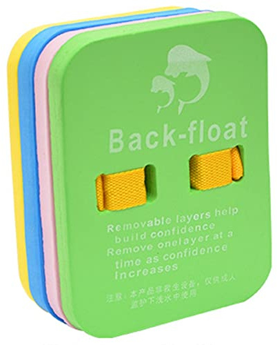 Cpolebev Back Float Safety Swim Trainer SchwimmgüRtel mit Verstellbaren, Geteilten Schichten SchwimmgüRtel-Clip für Schwimmbewegungen