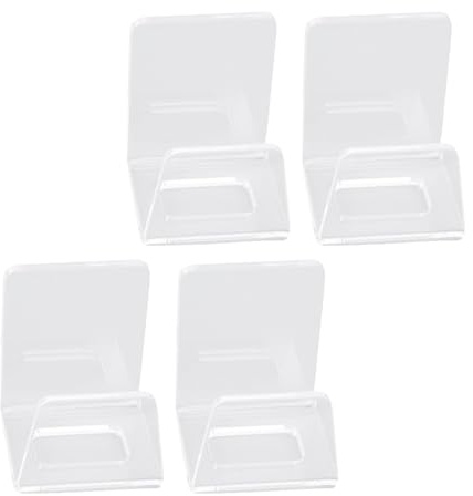 Zerodis Other Kitchen Storage Accessories Holder No Drill Adhesive Kitchen Sink Dishcloths Holder Dish Washing Scrubbing Pads Storage Rack for Organizing Steel Wool Dishcloth 4Pcs
