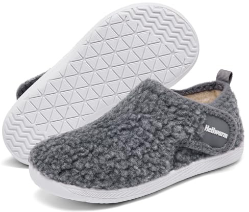 Heiiwarm Kids Warm Winter Slippers LightWeight House Shoes For Kids | Kids Barefoot Socks Cozy Bedroom Slippers(Little Kid/Big Kid)
