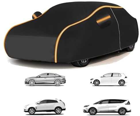 Car Cover for Jaguar XK 1996-2006 (476 x 183 x 130cm),4-Season Car Cover - Waterproof + Dustproof + UV Protection, Bird Dropping Resistant with Reflective Strips