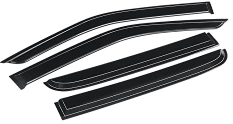 Deflector De Ventana Lateral, Visera Ventilación para Mazda BT-50 BT50 TF 2020+ MY21, Protección contra El Clima, La Lluvia Y Sol Protectores Ventanas