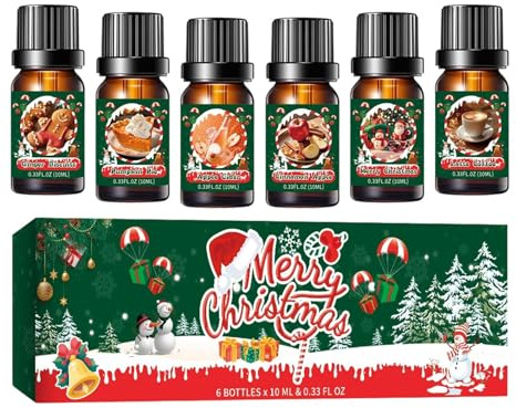 perfumado navideño: colección de difusores aromáticos, mezcla de Navidad de lujo, esencia de temporada duradera. Experiencia de fragancia para meditación, lectura, comedor, relajación