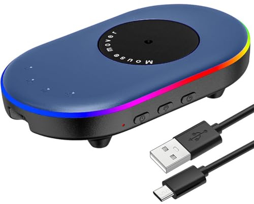 YIZITU Jiggler-Mover Automático Agitador Indetectable Alimentado por USB para Ordenador Evita Sueño De La Pantalla Jigglers De Ratón De Metal