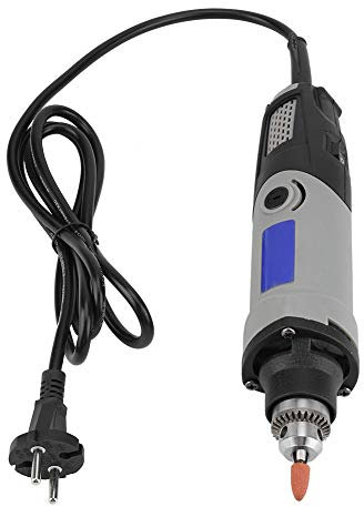 Smerigliatrice elettrica da 400 W, kit di utensili rotanti per smerigliatrice per trapano elettrico per impieghi gravosi con velocità variabile per fai da te, foratura, taglio, levigatura, lucidatura
