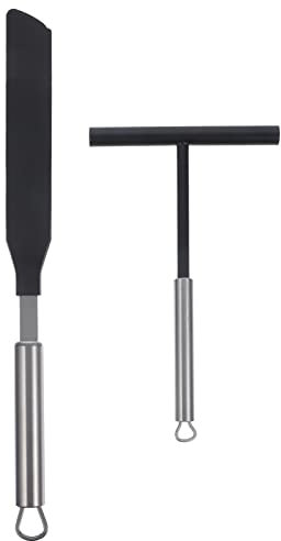 Spatola per Frittelle Set di spatole per per Torte, Crepe, Crepe, spargitore per, 1 Set Spatola per Crespelle