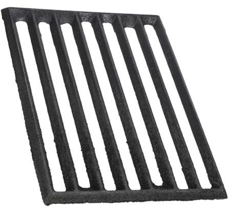 HOMOCONO Metallener Feuerrost Kaminofenrost Kaminrost Für Grill Brennofenrost Feuerstelle Robust 21,5 x 16cm Gusseisern Hitzebeständig Effizient