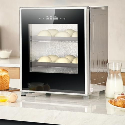 Macchina per la lievitazione elettrica da 40 litri, fermentatore per pane professionale con controllo di umidità e temperatura, fermentazione efficiente per la produzione di pane, yogurt