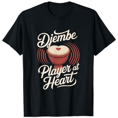 Djembe Player At Heart Djembe T-Shirt