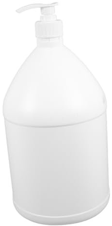 Cabilock Bidon Plastique Avec Pompe Distributrice Bouteille De Shampoing Vide Bidon Un Réutilisable Pour Rangement