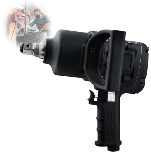 XNZJHPP Pneumatischer Luftschrauber 1 Zoll Reparaturschraubenschlüssel mit hohem Drehmoment, Pneumatisches Schlagschrauber-Set mit Tragetasche, 2800N Drehmoment, Maximale Luftdruck 17,6 lbs