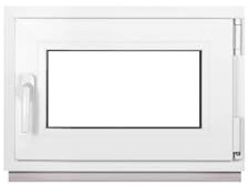 Framex Ventana de Plástico Blanco Ancho x Alto: 60 x 40 cm (600 x 400 mm) Triple Acristalamiento (32 mm), Giratorio Inclinación DIN Derecha