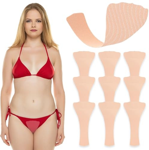 Genérico Protección Íntima Impermeable - Parches Íntimos Impermeables Reutilizables,Protectores Diarios Flexibles e Hipoalergénicos 10 Unidades para Natación Bañeras y Uso Diario Mujer