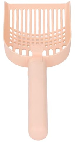 Tnfeeon Elektrisk Kattströskopa, Bärbart Plastskal med Kraftfull Vibration för Effektiv Rengöring, Ergonomisk Design med Långa Handtag för Enkel och Snabb Rengöring, Tyst Drift Till (Orange)