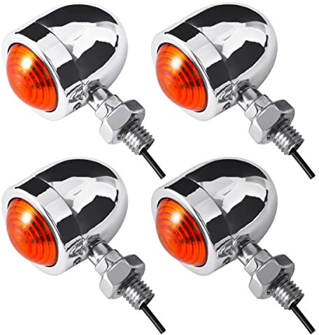TUINCYN Motorrad Blinker Glühbirne Bernstein Halogen Blinker, 4er Pack …