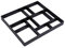 Moule à Pavé Moule à Béton Jardin Moule à Pavage Réutilisable pour Bricolage Décoration Allée Dalles de Trottoir Jardin Chemin Terrasse 45 x 40 x 4 cm
