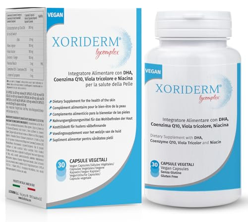XORIDERM LYCOMPLEX Nahrungsergänzungsmittel zur Bekämpfung von geröteter, gereizter und schuppiger Haut - 30 Kapseln