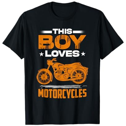 Kids Motorcycle Shirts For Boys Motor Bike Shirt For Kids T-Shirt