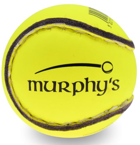 Murphy's Hurling Sliotar Match Ball Jaune - Ballons d'exercice Adultes Unisexe Fluo - Taille Unique