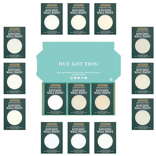Rust-Oleum Kitchen Wall Paint in Matt Finish – Elegant Whites Tester Box