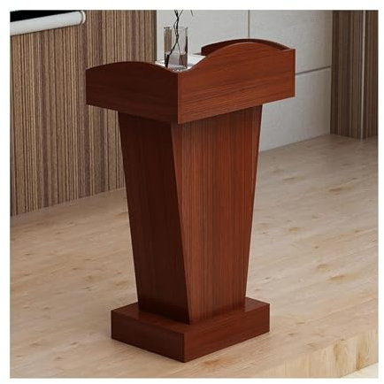 Roedax Rednerpult Tragbarer Podiumsständer, Rednerpulte aus Spanplatten mit offener Ablage, Kanzeln für Kirchen, Rezeption, Moderne Podien Mode
