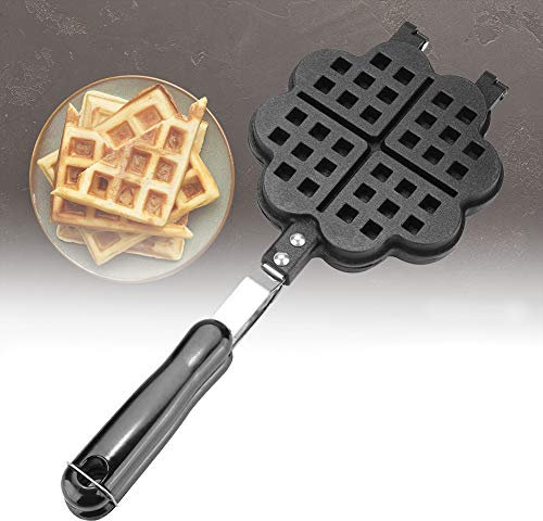BZVCRTYKL Waffle Maker, Egg Waffle Iron Heart Shape Household Kitchen Gas NonStick Waffle Maker Pan Mould Mold Press Plate Baking Tool Baking Pan Frying Mold Kitchen Accessori/171/1157