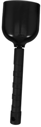 QUMIIRITY Handheld Metall Kuhglocke Schlaginstrument Lärmmacher Klein Schwarz Für Sportveranstaltungen Fußballspiele Und Musik