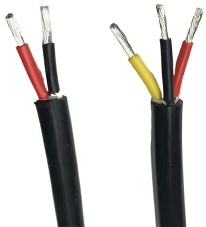 2 Meter Soft Silicone Cable Sheathed Wire 2 Core 3 Core 4 Core 0.3 0.5 0.7 1.0 1.5mm2(2core 0.3mm2 22AWG)