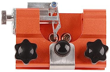 AYNEFY Powerful Functionality Chainsaw Sharpener Jig Kit, Portable Universal Chain Saw Tool with 10PCS Burr & Cleaning Brush, Manual Hand Crank Vane/Wing Sharpening Attachment Kit Fore for