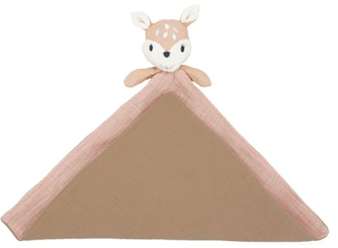 maximo Kuscheltuch Reh, Cord mit Musselinstoff Musselin