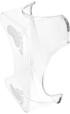 BESTonZON Tabouret Transparent Antidérapant pour Marchepied pour Adultes et Garçon Fille Sécurité Renforcée pour Salle de Bain et WC