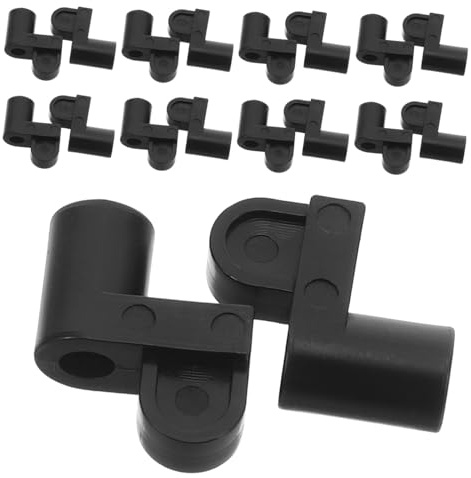 Gatuida 24 Piezas Clips Fijadores para Mosquitera de Ventana con Tornillos Clips Ajustables para Sujeción Segura de Paneles Antitormenta Ventanas y Puertas de Compatibles con de Grosores