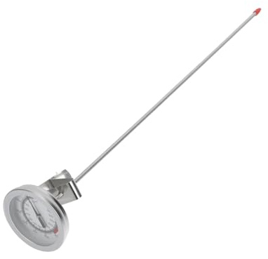 VALICLUD Termometro da Cucina con Lunga in Acciaio Inossidabile Misuratore di Temperatura Preciso per Olio Frittura e Bbq Leggero e Portatile per Cottura di Carni e Alimenti