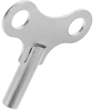 ANDRESLAD Aufzugschlüssel aus Stahl für Mechanische Standuhren und Wanduhren Langlebiger Uhrenschlüssel zum Einfachen Aufziehen Passend für Wohnzimmer und Esszimmer Elegantes Design
