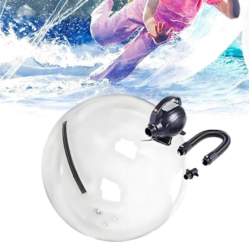LHUITUI Sfera Passeggiata Acqua Gonfiabile, Palla Gonfiabile Camminare Sull'Acqua, Palla da Passeggio Sull'Acqua, PVC 0.18mm, 3.5m³/Min, per Attrezzature Balneari E di Intrattenimento 定制颜色-1.5M