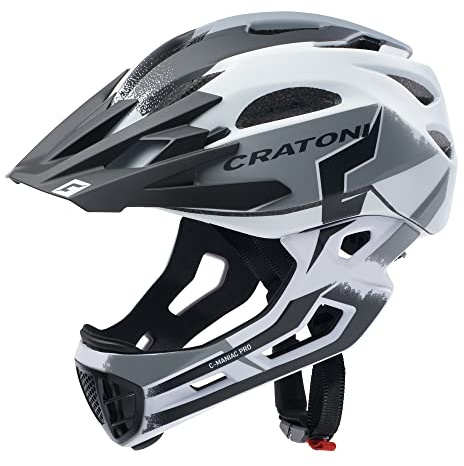 Cratoni C-Maniac Pro Helmet Weiß/Schwarz Matt XL