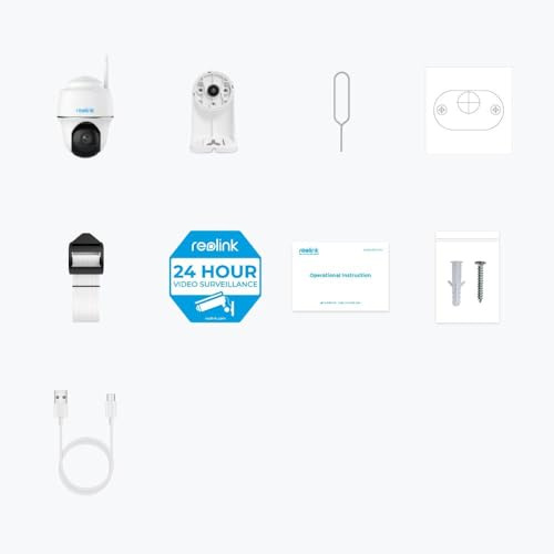 Reolink Argus Series B420 Cámara Vigilancia WiFi Exterior FullHD+ 355º Visión Nocturna