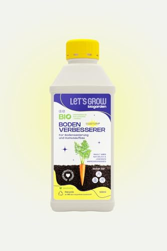 Let's Grow Biogarden Let's Grow Bio - Ecostern Bodenverbesserer, organischer Bodenzusatz auf Basis lebender Mikroorganismen zur Steigerung der biologischen Bodenaktivität, ideal für Gärten, 500 ml