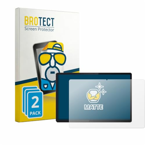 BROTECT Schutzfolie für Lenovo Idea Tab Pro 12.7 | 2 Stück Entspiegelnder Displayschutz Made in Germany Matte Displayschutz-Folie Anti-Reflex Anti-Fingerprint Einfache Montage