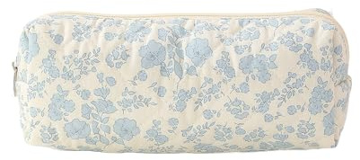 FJDRSIG Floral Pencil Case for Girls Women,Portable Cute Pencil Case,Durable Aesthetic Pencils Cases,Pretty Flowers Pencils Cases,for School Office and Home Stationery Storage (Orchid)