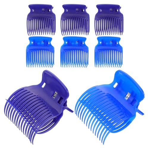 UKCOCO Lockenwickler Krallenclip 8 Stück für Heizwickler und Haarpflege Geeignet für Mittellanges Haar und Friseursalons