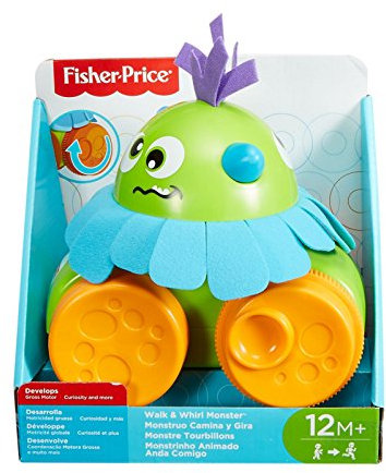 Fisher-Price Mostriciattolo Gira e Vai, Giocattolo per Bambini 1+ Anni, Multicolore, FHG01