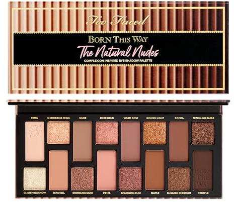 Too Faced Born This Way The Natural Nudes Eye Shadow Palette | High Pigment + Shimmer, 0.42 Ounce