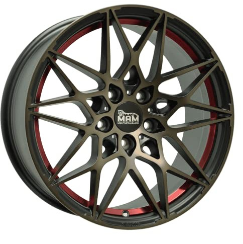 MAM B2 8.5JX20 5/112 ET30 72.6 BRONZE RED INSIDE Alufelge